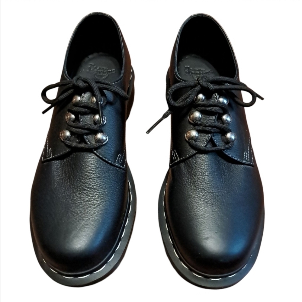 Dr. Martens 1461 Hardware Virginia Leather Shoes Womens 9 (Like New) - Picture 3 of 16